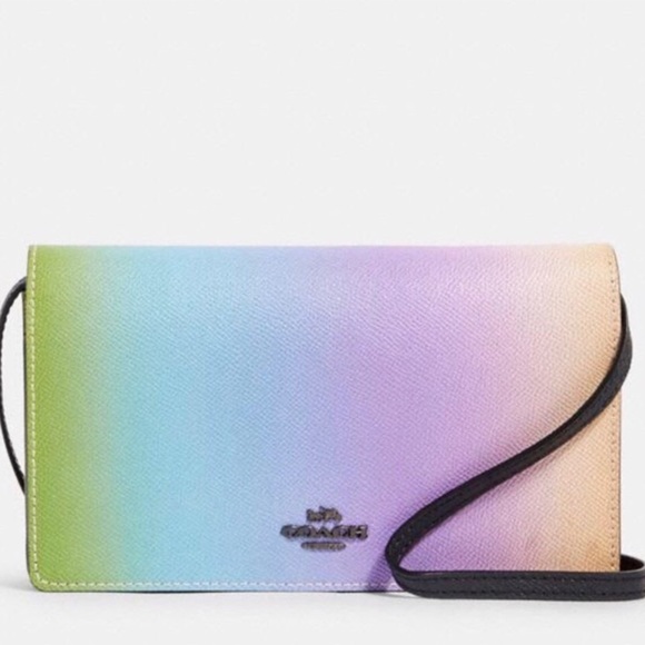 Coach Handbags - Coach Hayden Ombré Foldover Crossbody Clutch Bag